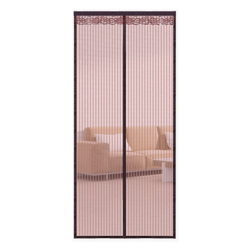 48 x 82 Inch Magnetic Door Screen Anti-mosquito Gauze Curtain  Summer Door Curtain Screen Punchless Mosquito Insect Net Translucent Vented Home Decoration - Image 1