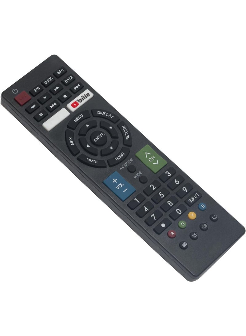 ريموت كنترول جهاز تحكم عن بعد بديل  لشاشات شارب سمارت  عن بعد مع ازرار نتفلكس ويوتيوب - Image 3