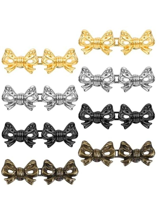 Adjustable Waist Cincher Clip Pants Skirt Tightener Bow ons Gold Silver Black Bronze  - Image 1