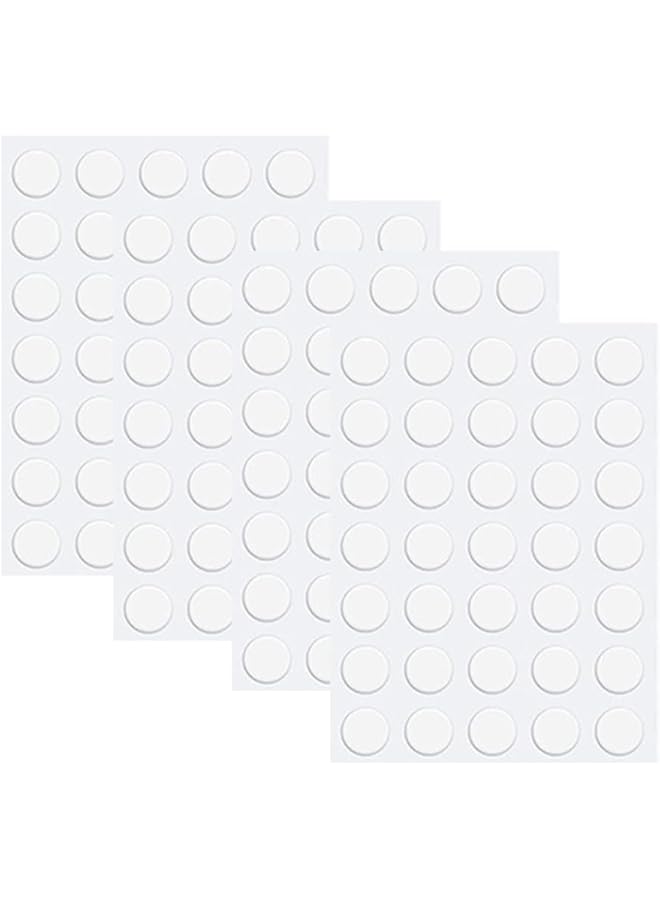 إيروريكس شريط لاصق مزدوج الجوانب منقط شفاف لاصق بالونات مستدير بدون آثار لاصق قوي مقاوم للماء ملصق منقط للحرف اليدوية 140 قطعة 63 02 - Image 1