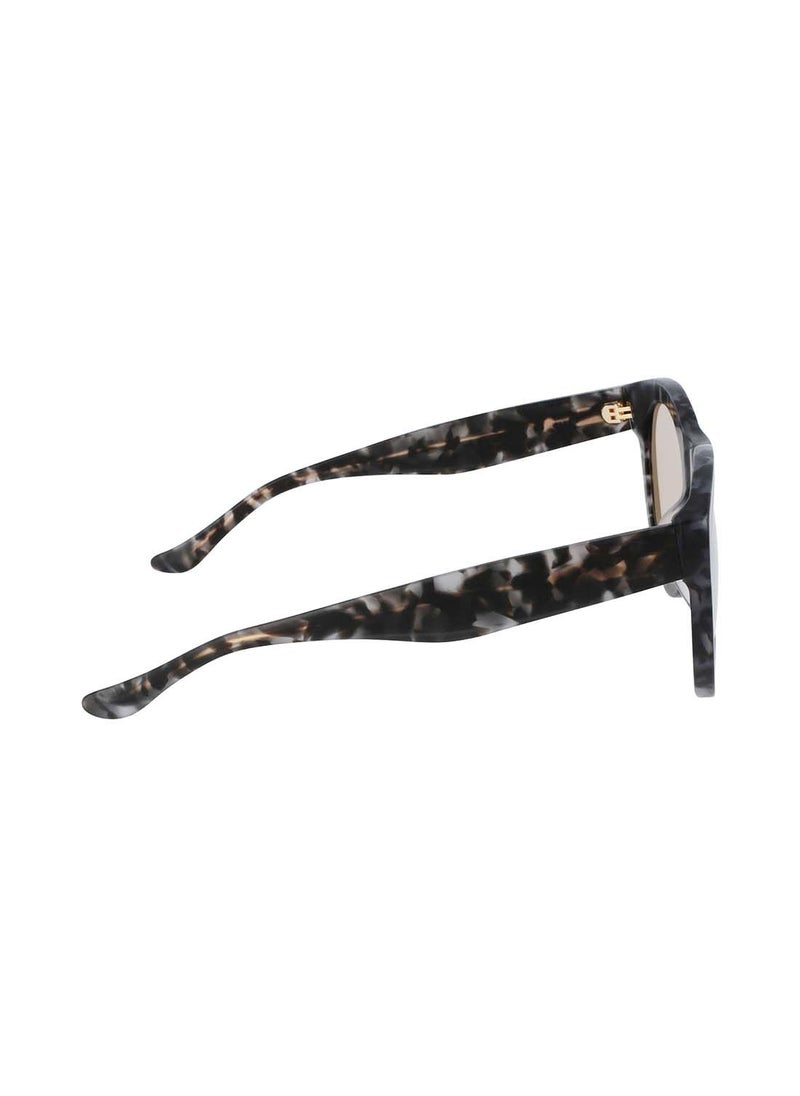 Donna Karan نظارة شمسية دائرية من الأسيتات بإطار كامل DO504S 5222 (017)  - Image 5