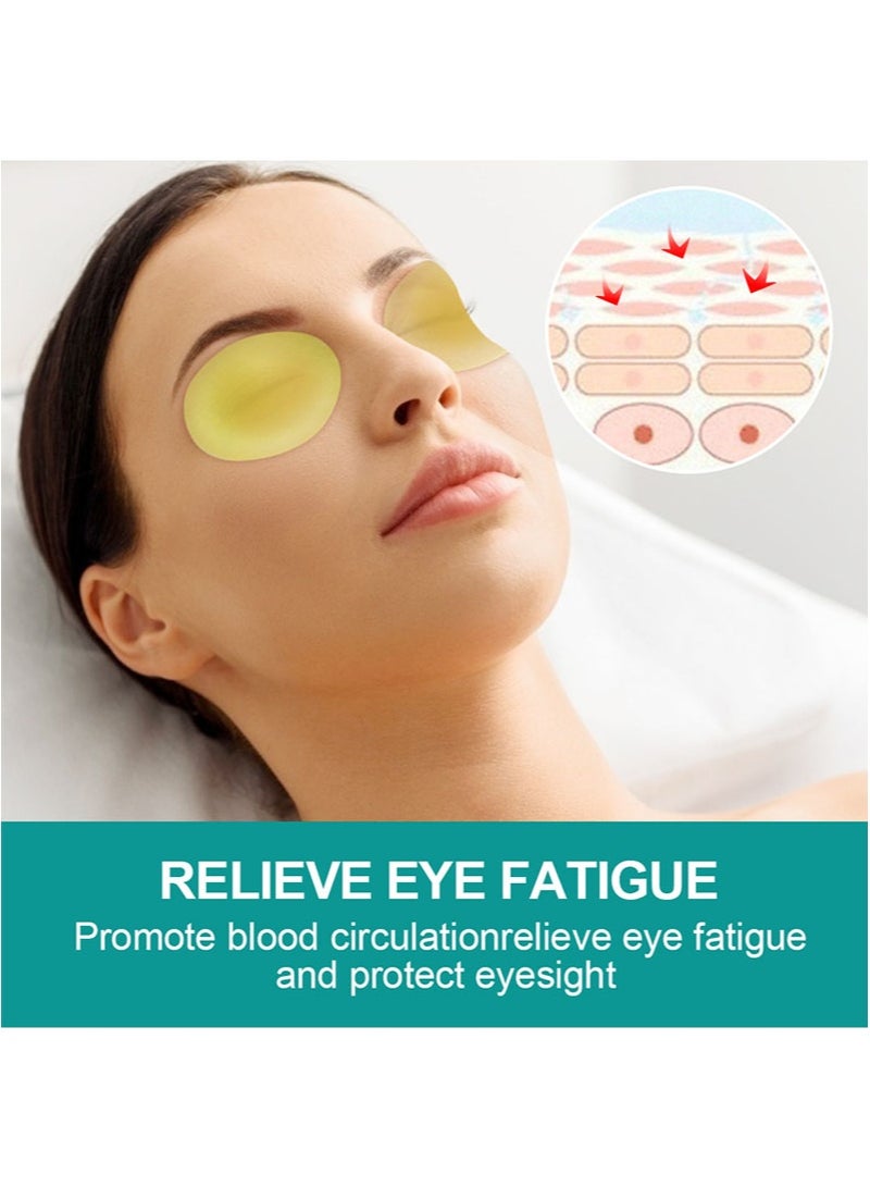 سوميفون 20 لاصقة للعناية بالعين، مستخلص اللوتين لعلاج تعب العين وجفافها، لاصقات تبريد العين لعلاج انتفاخ العين، راحة العين في المكتب وانتعاشها للعينين المتعبتين - Image 3