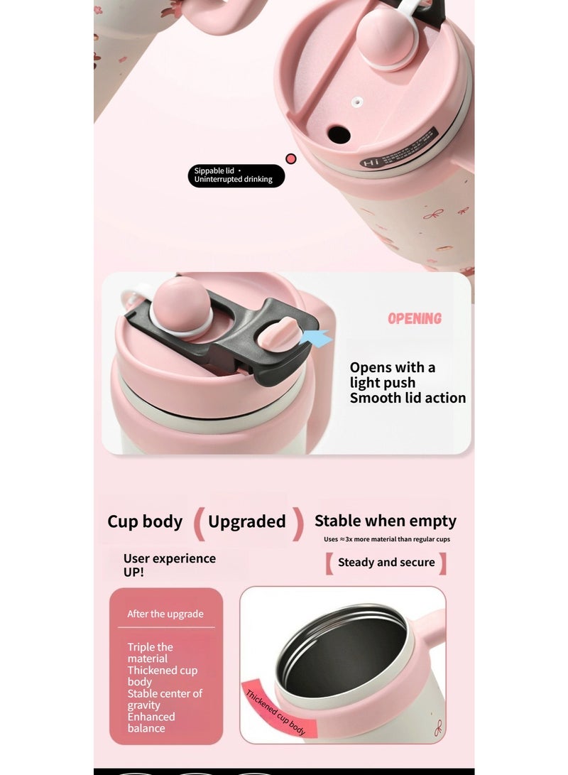 ✨ 1000ML Thermal Flask & Vacuum Cup ✨ Cute Dog Water Bottle for Girls - 12H Heat/Cold Retention, Leakproof, 316 Stainless Steel - Image 4