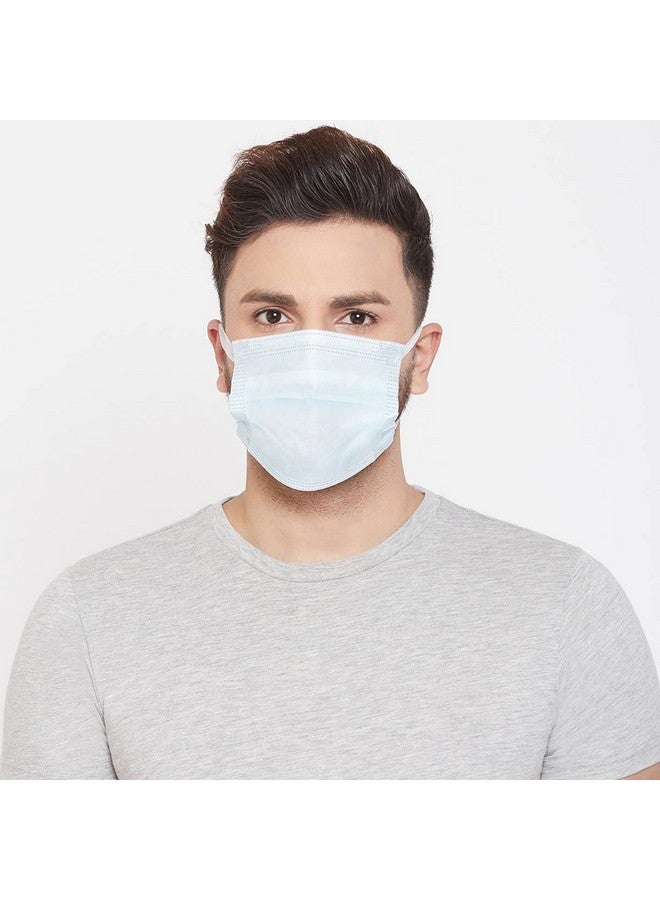 Romsons Unisex Cotton Dispo Guard 3 Ply Mask With Softest Ear Loops,50 Pcs/Pack,(Pack Of 6) 300 Pcs,White - Image 2