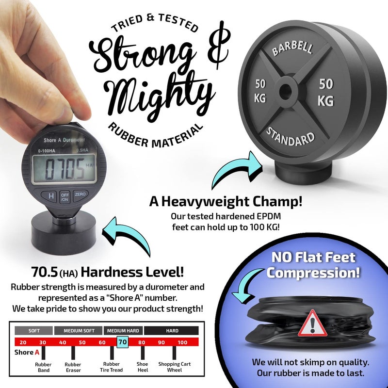 The Garden Gecko Invisible Pot feet for Outdoor Plant pots and Flowers. Solid Rubber Pot risers with Enhanced Grip | 20 Pack. - Image 5