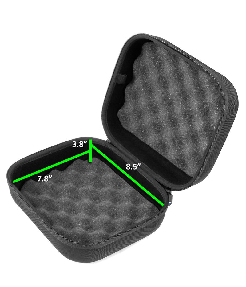 CASEMATIX Binocular Case with Impact-Absorbing Foam Interior - Hard Shell Protection, Reinforced Zippers, Comfortable Rubber Travel Handle, Accessory Bag - Binocular Cases Only - Image 2