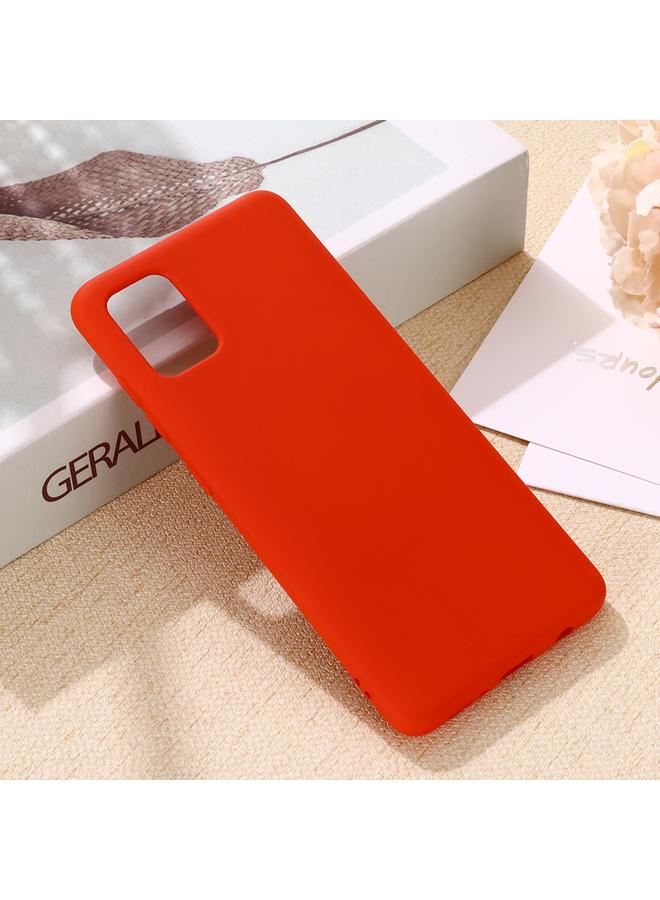 اس-توب جراب لهاتف Galaxy A31 مصنوع من السيليكون السائل بلون سادة ومضاد للسقوط وتغطية كاملة - Image 5