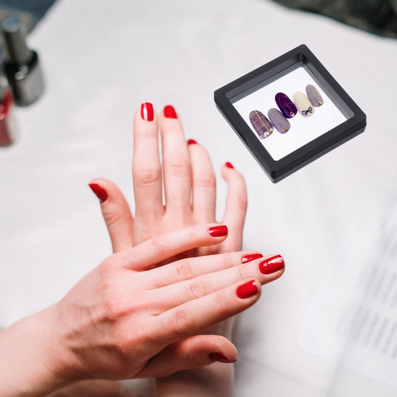 💄 صندوق أظافر صناعية وإكسسوارات بتصميم قابل للتكديس - Image 3