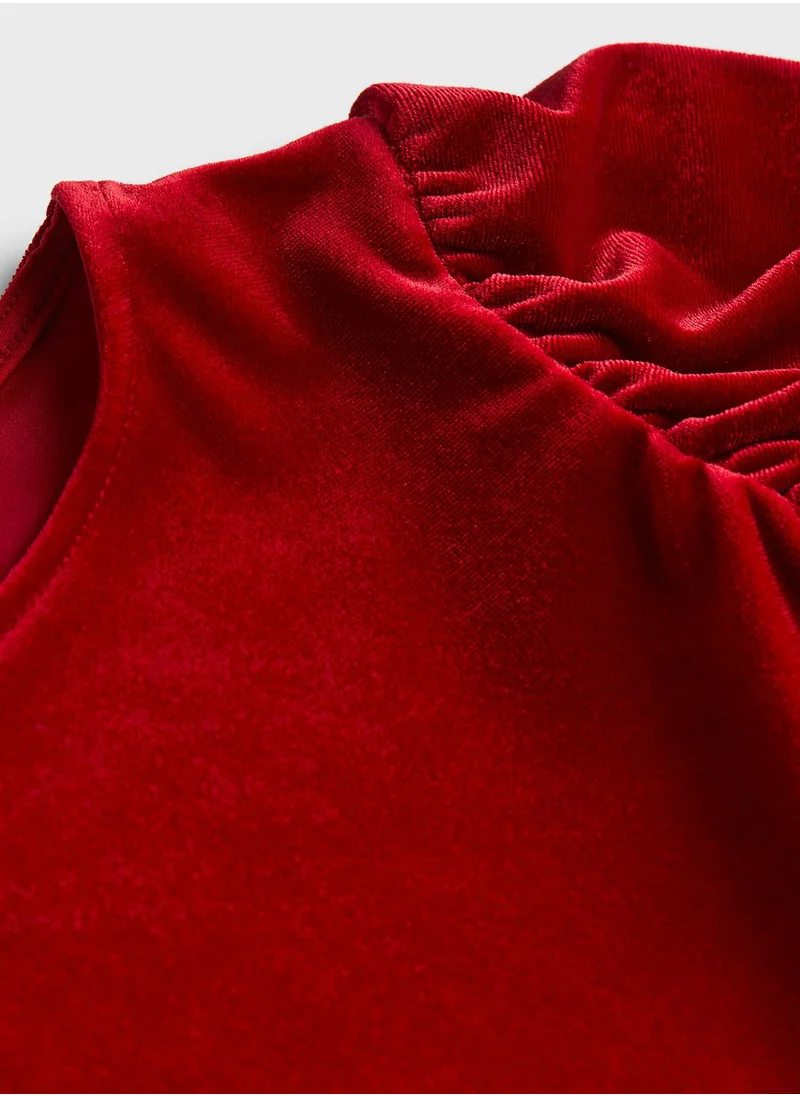 اتش اند ام Kids Crew Neck Top & Skirt Set