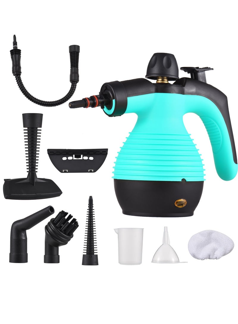 Handheld Steam Cleaner, 1050W Multifunctional High Temperature Pressurized Steam Cleaning Machine with 9PCS Accessory - Image 1