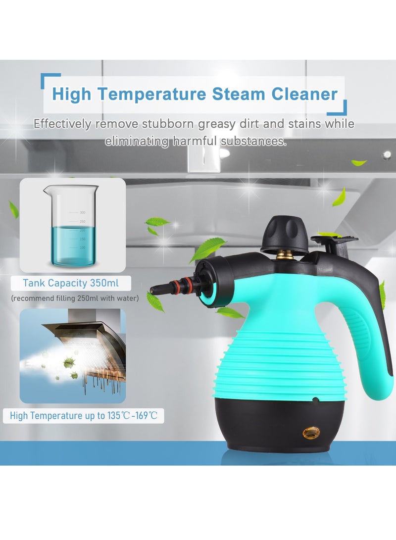 Handheld Steam Cleaner, 1050W Multifunctional High Temperature Pressurized Steam Cleaning Machine with 9PCS Accessory - Image 4