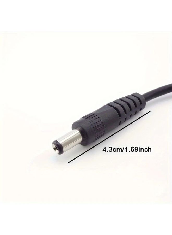 DC Male to Male Power Cable 5 5x2 1mm Connector for CCTV Monitor USB Device 19 69inch Length - Image 2