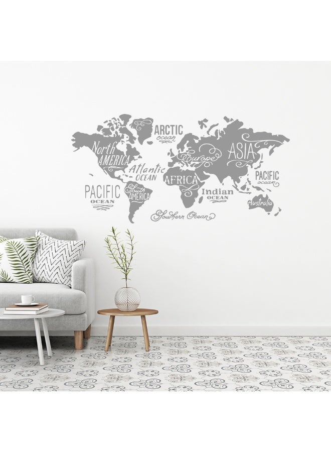 MAXPIX LLC MAXPIX- World Map Wall Vinyl Decal Sticker for Living Room, Bedroom, Nursery, Office - Image 4