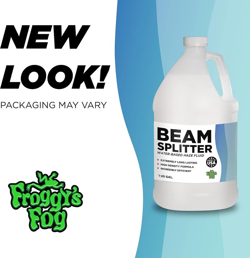 froggys fog Froggy's Fog Beam Splitter - Professional Water Based Haze Fluid - 1 Gallon - Image 2