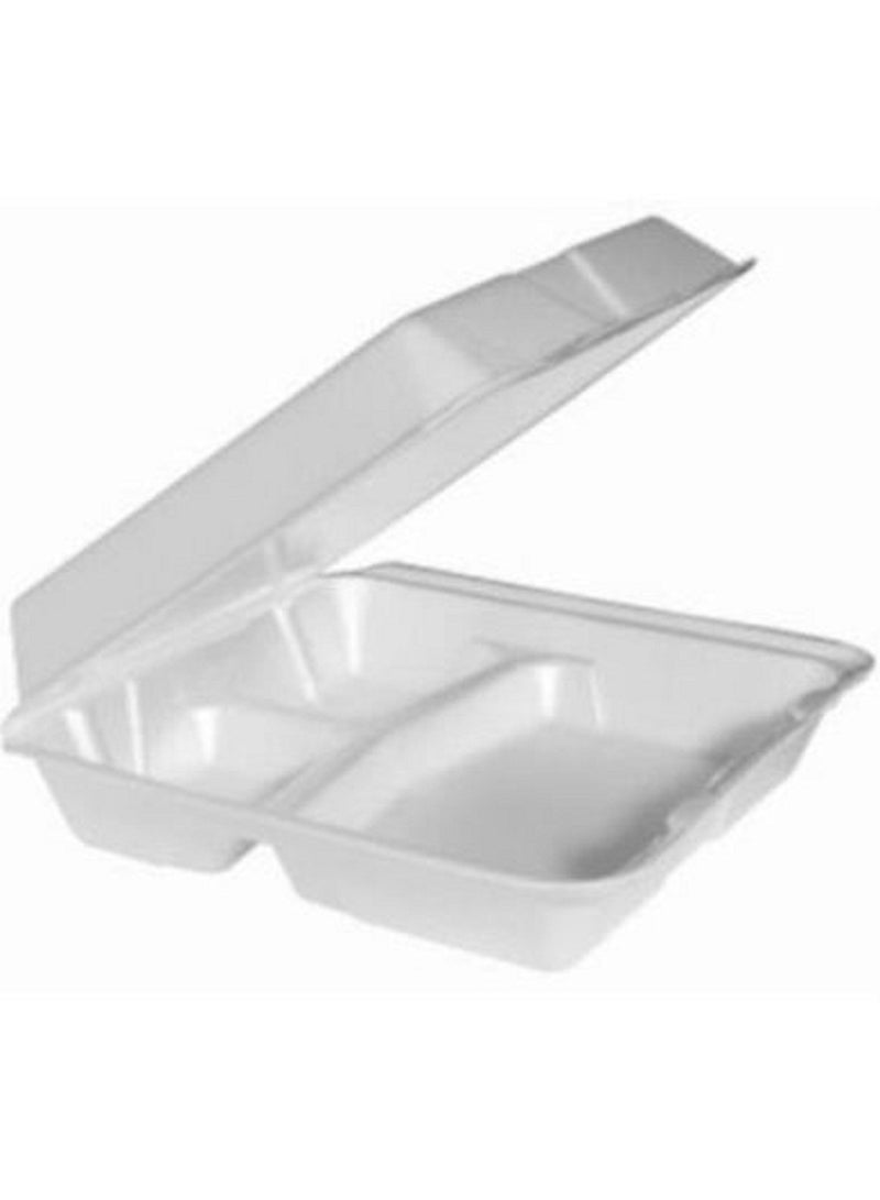 50 PCS Disposable foam dishes with cover - Image 2