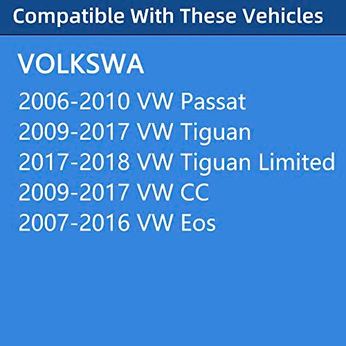 ROVIKE Gas Cap, Fuel Tank Cap Compatible with Volkswagen 2006-2010 VM Passat, For 2009-2018 Tiguan, 2009-2017 VW CC, 2007-2016 VW Eos, Replace 3C8-201-550-E, 3C8201550E, 3C0-201-550-N, 3C0201550N - Image 2