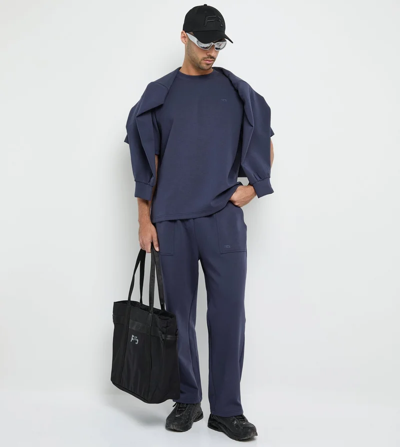 إف5 تيشيرت رجالي كبير الحجم بشعار