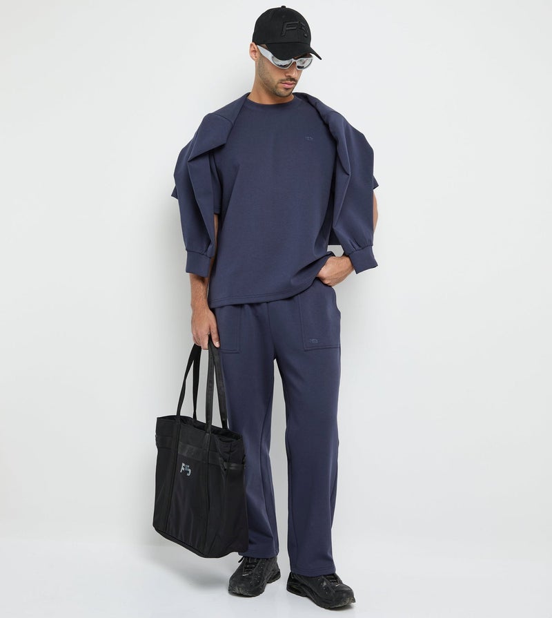 إف5 تيشيرت رجالي كبير الحجم بشعار - Image 2