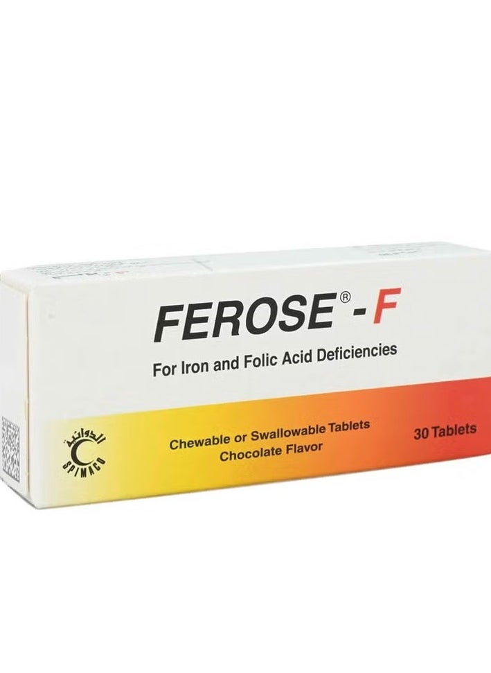 FEROSE FEROSE-F CHEWABLE IORN TABLET 30S 