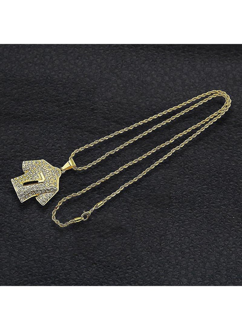 Jersey Necklace For Men Hip Hop Ronaldo No. 7 Jersey Necklace Number 7 Soccer Jersey Pendant Necklace Mens  - Image 2