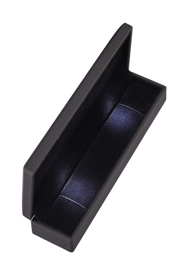 LETURE Long Chain Necklace Jewelry Gift Box Case with LED Light, Elegant Velvet Necklace Pendant Bracelet Box for Jewelry Display Wedding Engagment Valentine's Day (Black) - Image 3