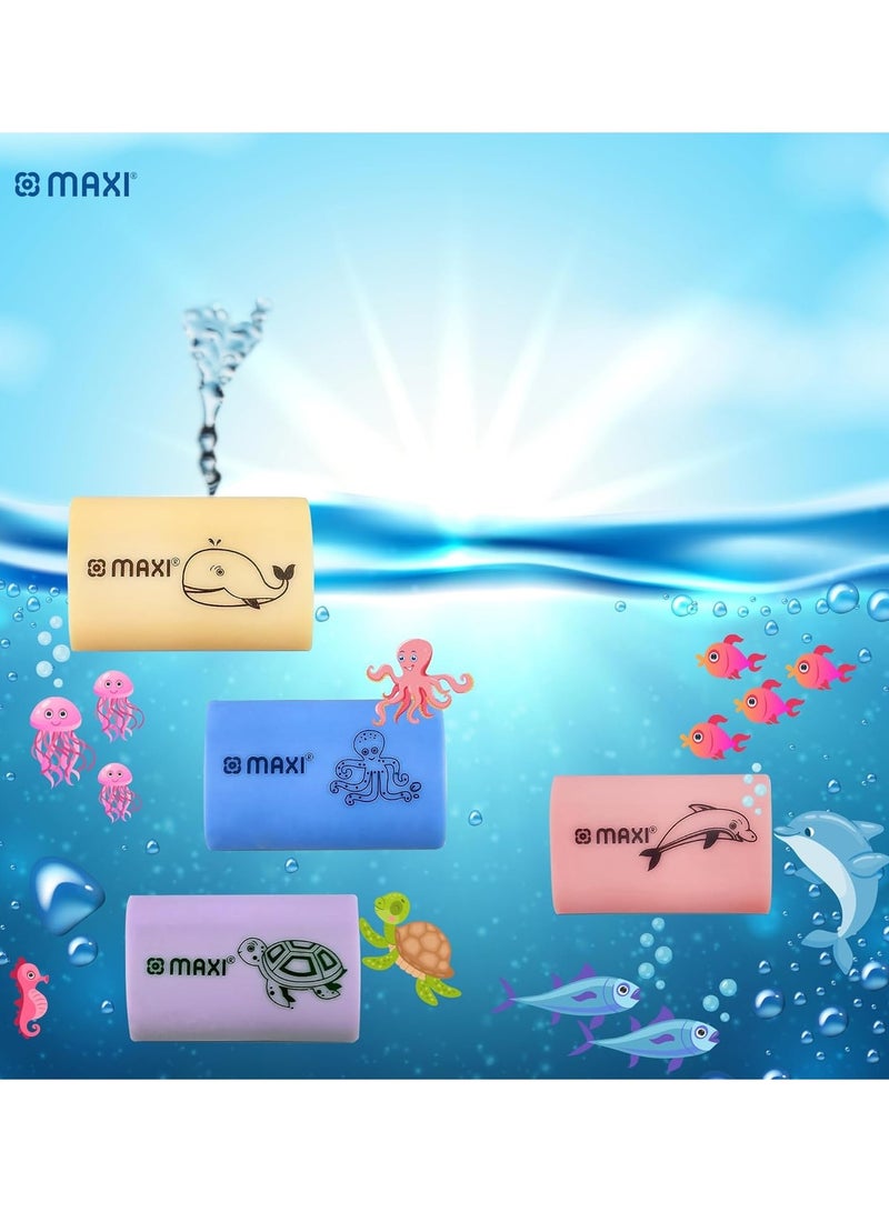 Maxi 48-Piece Fancy Pencil Eraser Multicolour - Image 3