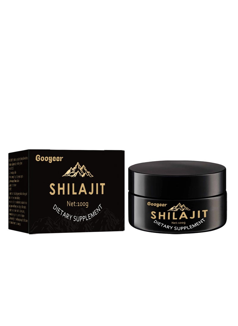 Googeer 100g Shilajit Pure Himalayan Organic Shilajit Resin - Himalayan Shilajit Supplement- Maximum Potency and Pure Shilajit for Men Gold Grade Natural Shilajit  - Image 1