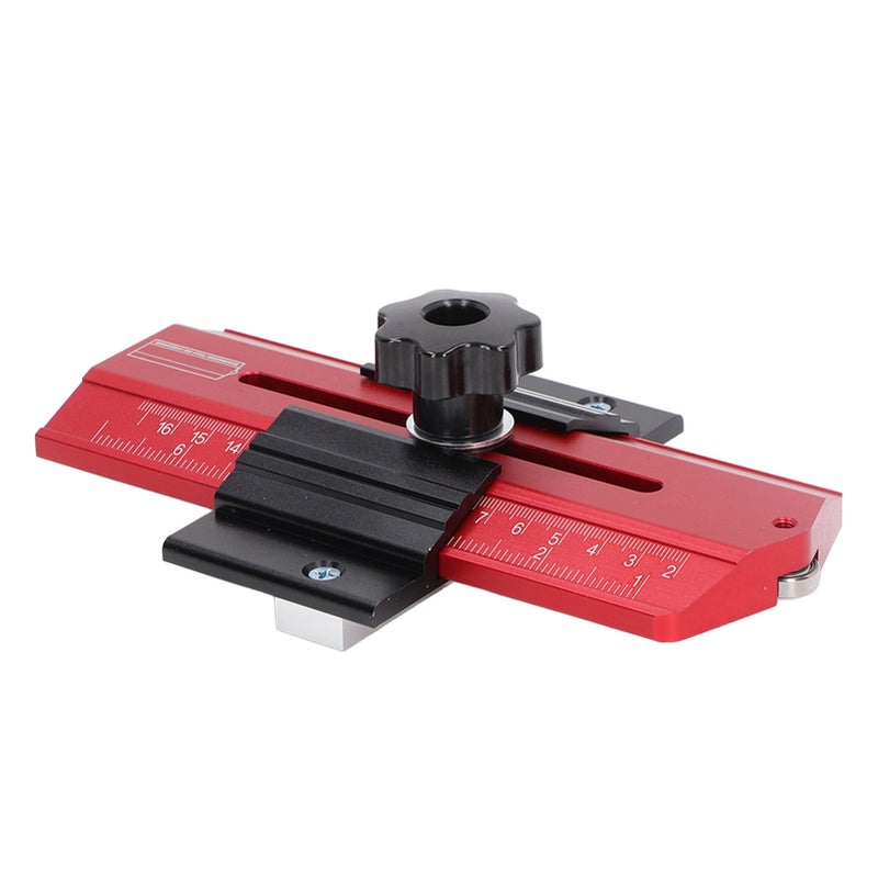 Thin Rip Tablesaw Jig Aluminum Alloy Stable Operation Locator - Multi-Functional Cutting Tool with Clear Scales for Woodworking & Thin Plate Cutting - Image 2