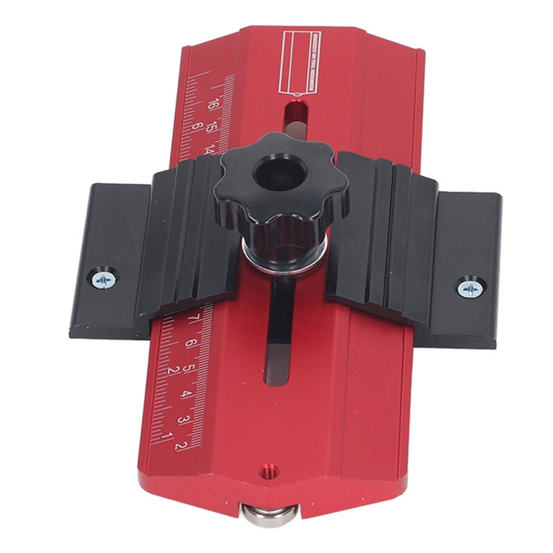 Thin Rip Tablesaw Jig Aluminum Alloy Stable Operation Locator - Multi-Functional Cutting Tool with Clear Scales for Woodworking & Thin Plate Cutting - Image 1