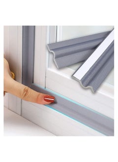 RATSAW 4m Window Draft Stopper Draught Foam Seal Strip Wind Noise Dust Insect Blocker for Window Gap Door Frame Grey  - Image 1