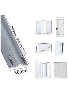 RATSAW 4m Window Draft Stopper Draught Foam Seal Strip Wind Noise Dust Insect Blocker for Window Gap Door Frame Grey  - Image 2