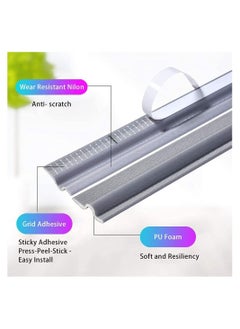 RATSAW 4m Window Draft Stopper Draught Foam Seal Strip Wind Noise Dust Insect Blocker for Window Gap Door Frame Grey  - Image 3