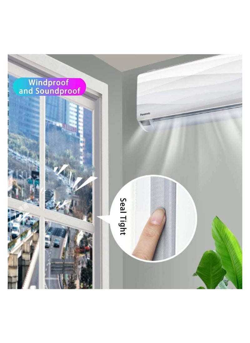 RATSAW - 4m Window Draft Stopper Draught Foam Seal Strip Wind Noise Dust Insect Blocker for Window Gap Door Frame Grey - Image 1