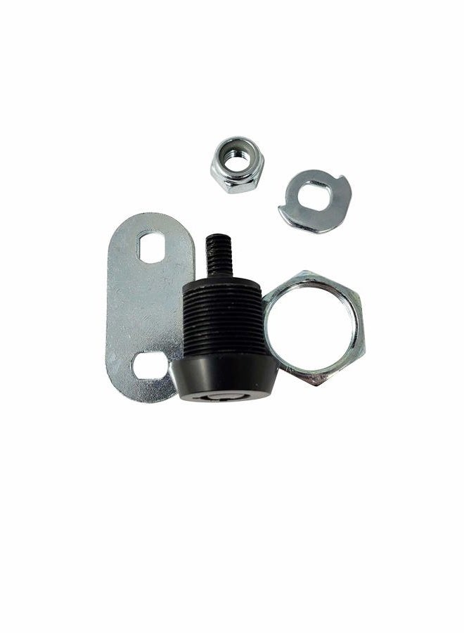 Admiral Locks Tubular Cam Lock, Keyed Alike Removable Key RV Compartment Storage Lock Cabinet Locks (Black Pack of 5, 5/8" 90°) - Image 3