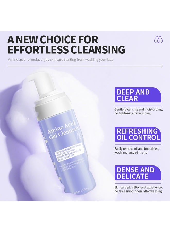 سكين ديليز SkinDilys Australian Brand Amino Acid Gel Cleanser 120ml / Double Moisturizing Factor, Balance Water and Oil, with Mild Surfactants to Effectively Cleanse and Maintain Skin’s Natural Moisture Barrier - Image 3