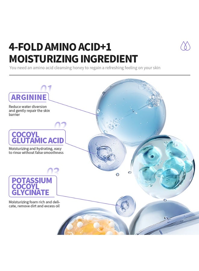 سكين ديليز SkinDilys Australian Brand Amino Acid Gel Cleanser 120ml / Double Moisturizing Factor, Balance Water and Oil, with Mild Surfactants to Effectively Cleanse and Maintain Skin’s Natural Moisture Barrier - Image 5
