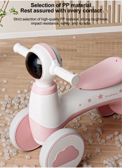 Sharpdo Children's Balance Bike, 4-Wheel Balance Bike for Boys and Girls 1-6 Years Toddler and Baby, Ride on Toys with Light and Music Indoor Outdoor Fun  - Image 5