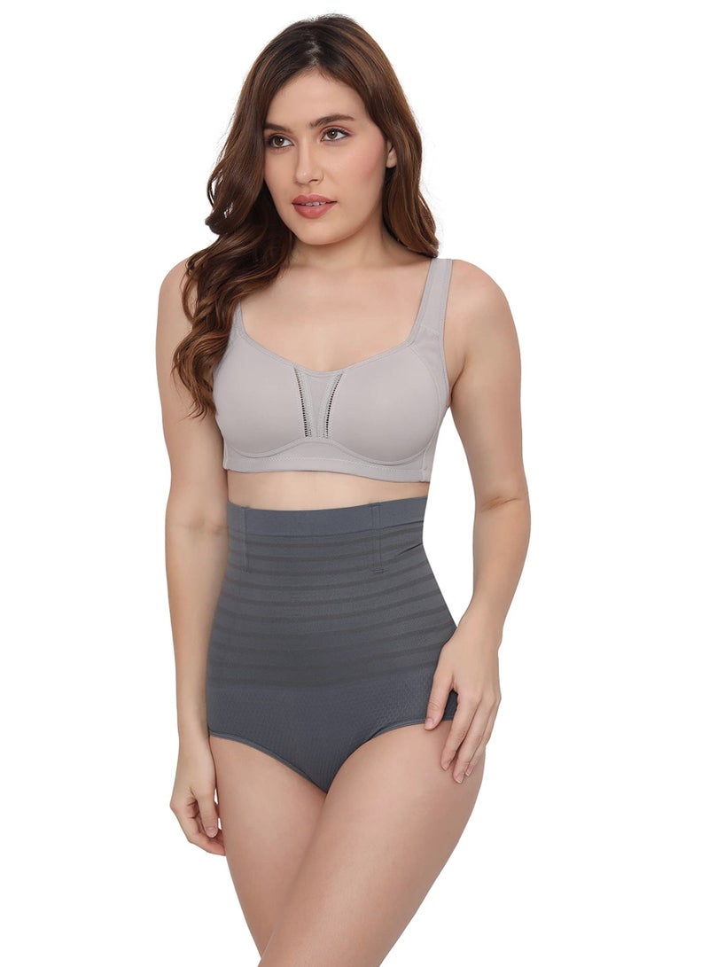 Glamroot Full Support Minimizer Everyday Bra for Women Full Coverage | Wireless| Padded With Seamless Soft Cups, Grey, B-Cup - Image 5