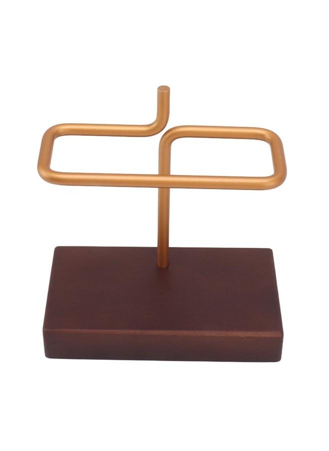 Thoraya - Coffee Filter Holder Wooden Hand Drip Coffee Filter Paper Stand for Home Cafe Bars Walnut Wood - Image 1