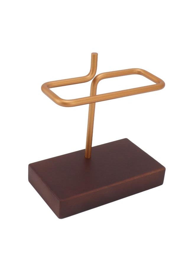 Thoraya - Coffee Filter Holder Wooden Hand Drip Coffee Filter Paper Stand for Home Cafe Bars Walnut Wood - Image 1