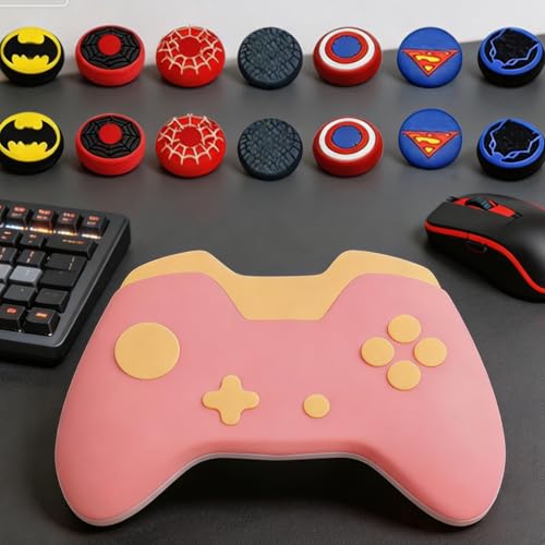 Jaeespon 6PCS Thumb Grip Stick Cover, Wireless Controllers Game Remote Joystick Cap, Non-Slip Silicone Handle Protection Cover Brand - Image 3