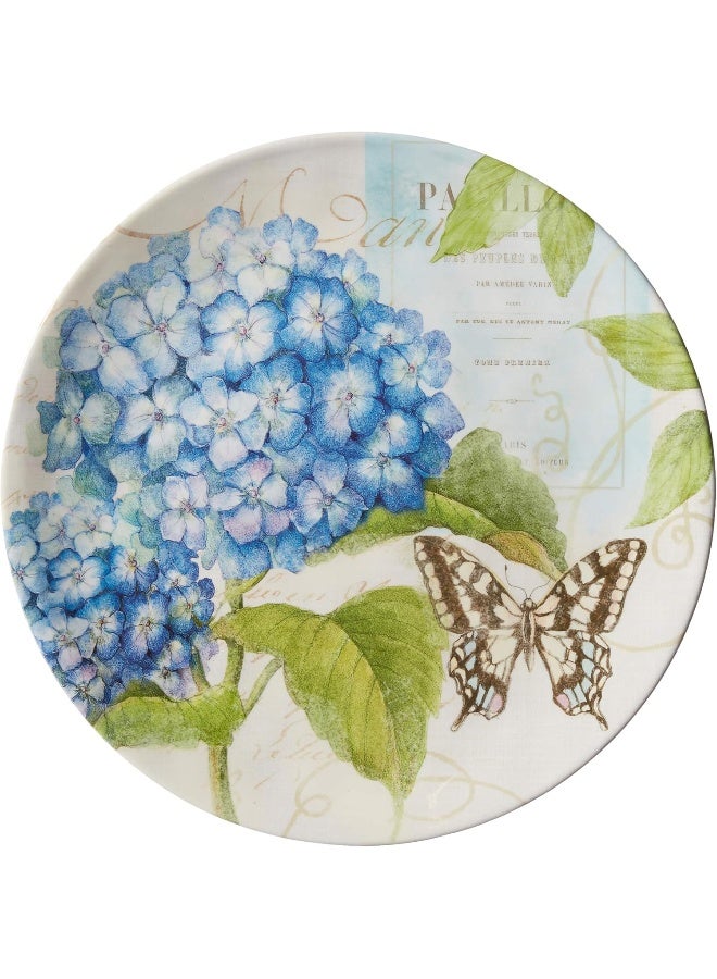 Certified International أطباق عشاء حديقة الهيدرانجيا المعتمدة متعددة الألوان - Image 3