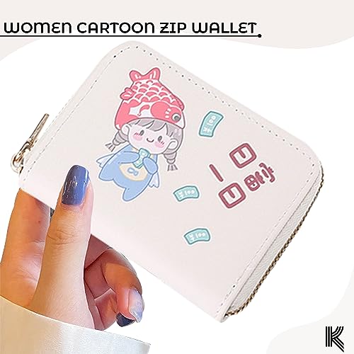Kraptick Card Holder for Women - Elegant and Versatile Card Organizer, Credit Cardholder, Card Pouch, Card Case (White) - Image 2