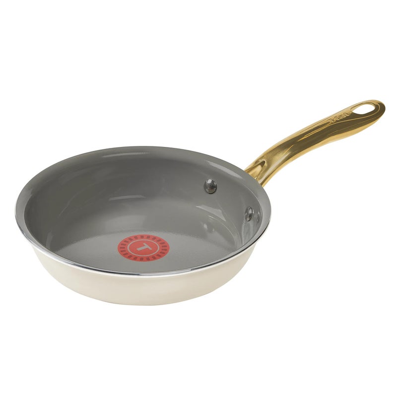T-fal Preserve Ceramic Non-Stick, 2 Piece Frypan Set, 8.5 Inch and 11 Inch, Almond Butter, C494S263 - Image 4