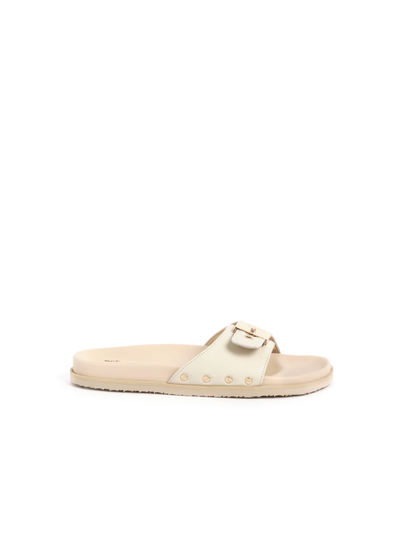 شول MULES OFF WHITE/OFF WHITE PESCURA ANNE