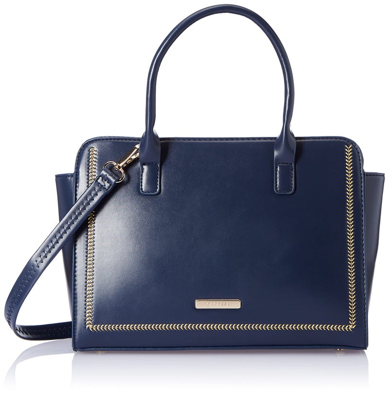 Caprese womens POPPY S Medium NAVY Satchel - Image 1