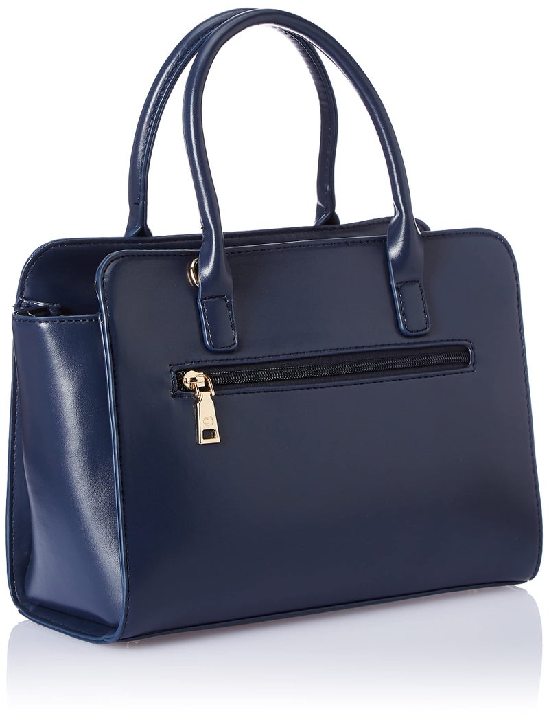 Caprese womens POPPY S Medium NAVY Satchel - Image 5