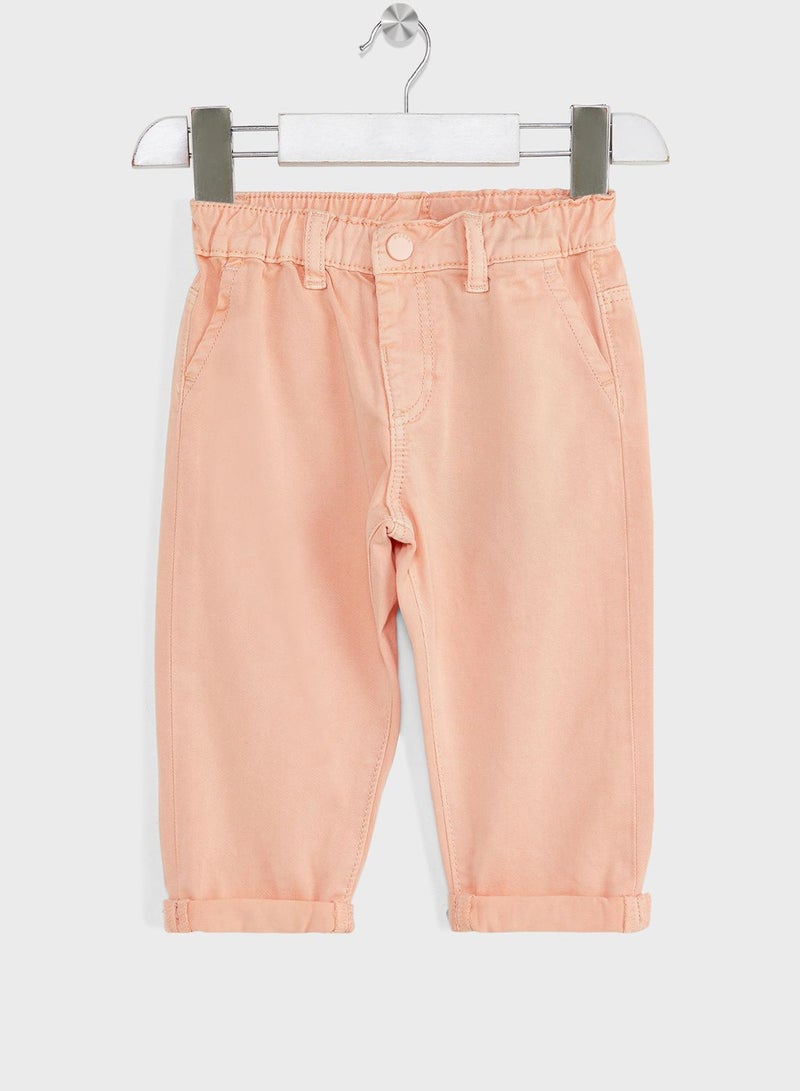 Kids Light Wash Straight Fit Jeans
