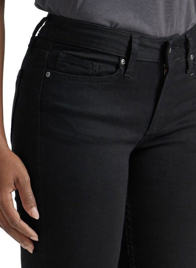 LEE Women's Petite Regular Fit Bootcut Jean, Black, 30 Short - Image 2