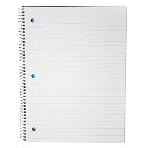 TOP FLITE Top Flight Standards 5-Subject Wirebound Notebook, 200 Sheets, 3-Hole Punched, College Rule, 10.5 x 8 Inches, 1 Notebook, Color May Vary (31820) - Image 2